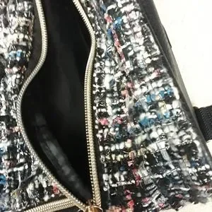 Bags | Black Heart Houndstooth Shimmer Pastel Boho Goth 